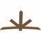 Ekena Millwork Alberta Smooth Timber Gable Bracket, Western Red Cedar, 72"W x 45"H x 1 1/2"D x 5 1/2"F, 15/12 Pitch GBW072X45X0206ALB00SWR - alternate 4